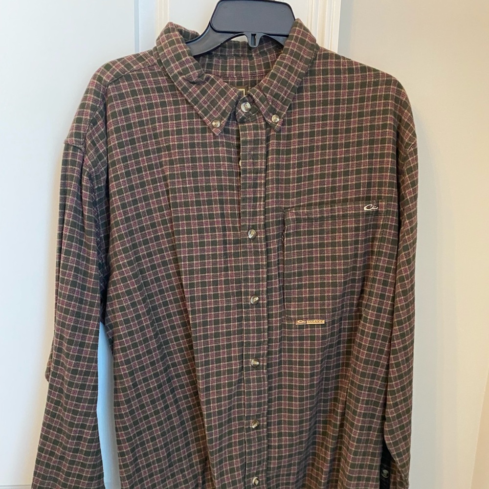 Drake button up flannel shirt XL- Worn 2 x